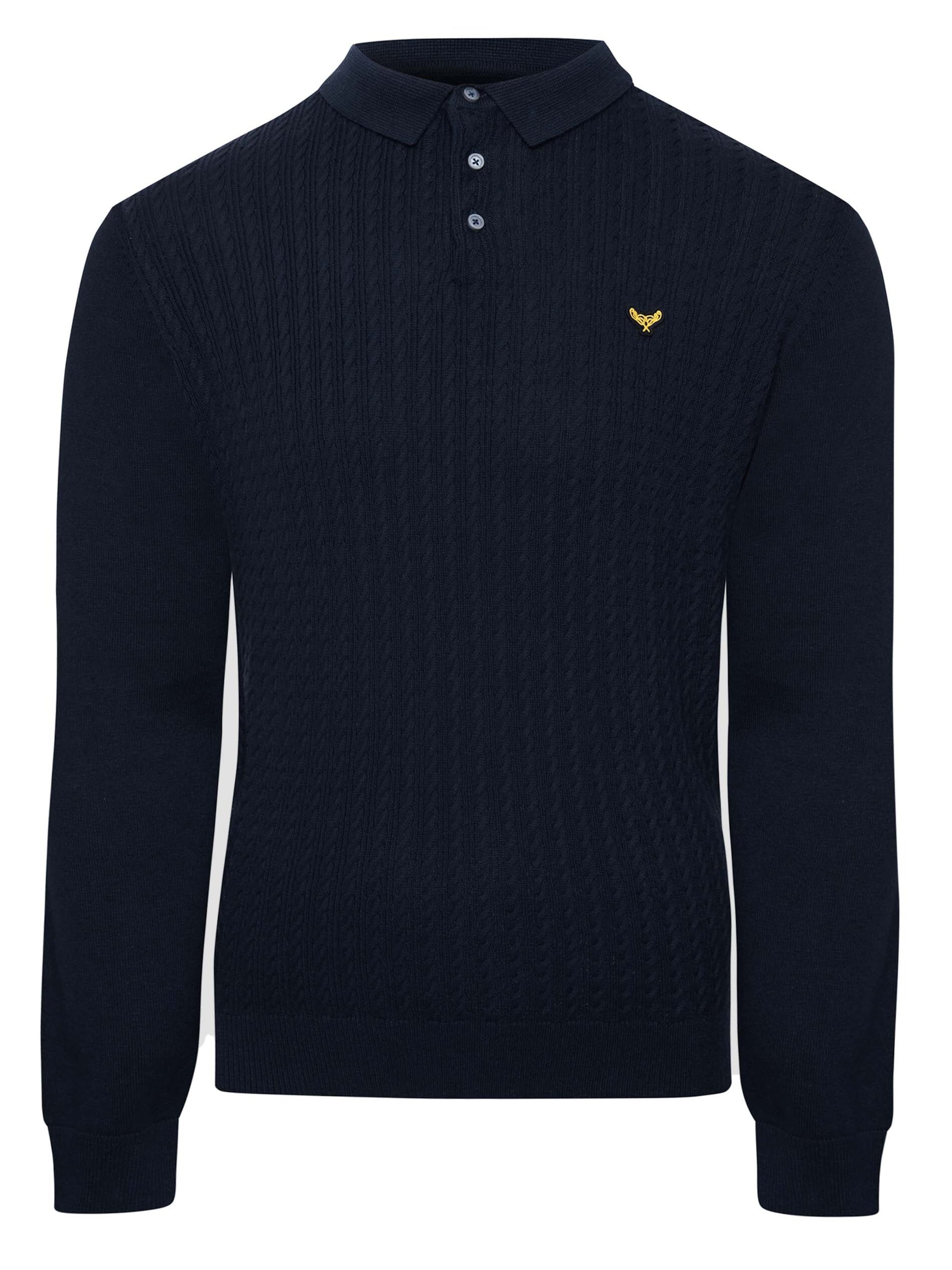Threadbare Sweater 'Caesar' in Blue: front
