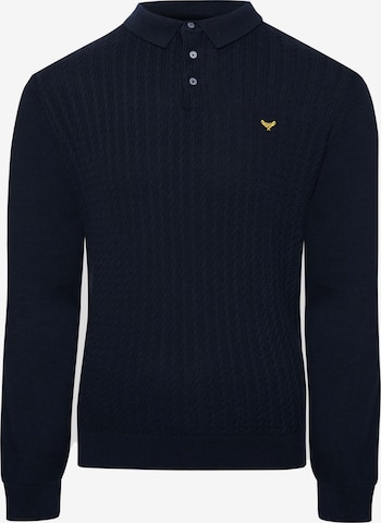 Threadbare Sweater 'Caesar' in Blue: front