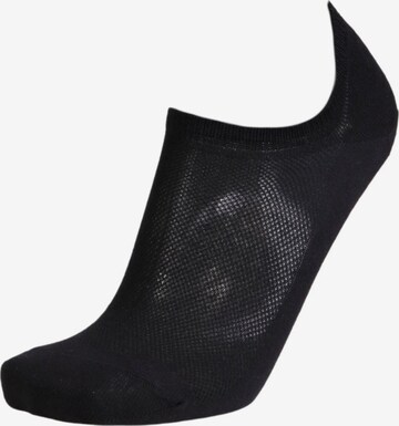 Calzino 'KONRAD cotton footies for men' di Sokisahtel in nero: frontale