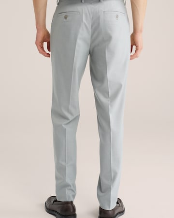 WE Fashion Slimfit Bukser med fals i grå