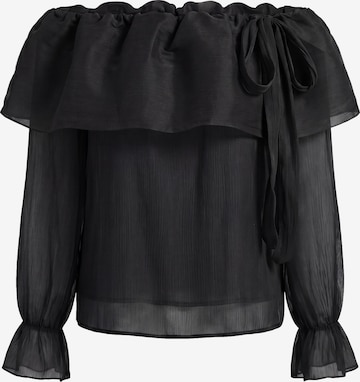 faina Bluse in Schwarz: Vorderseite