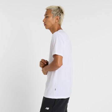 new balance Functioneel shirt 'Heathertech' in Wit