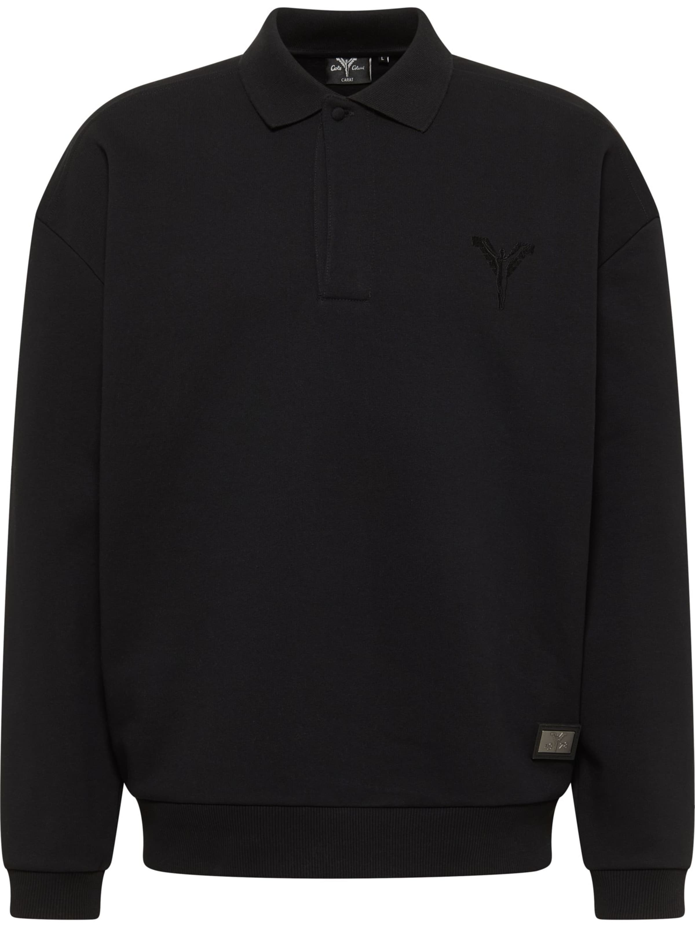 Carlo Colucci Sweatshirt 'Errani' in Black: front