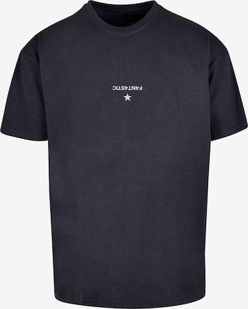 F4NT4STIC T-Shirt 'Geometric Abstract' in Blau: predná strana