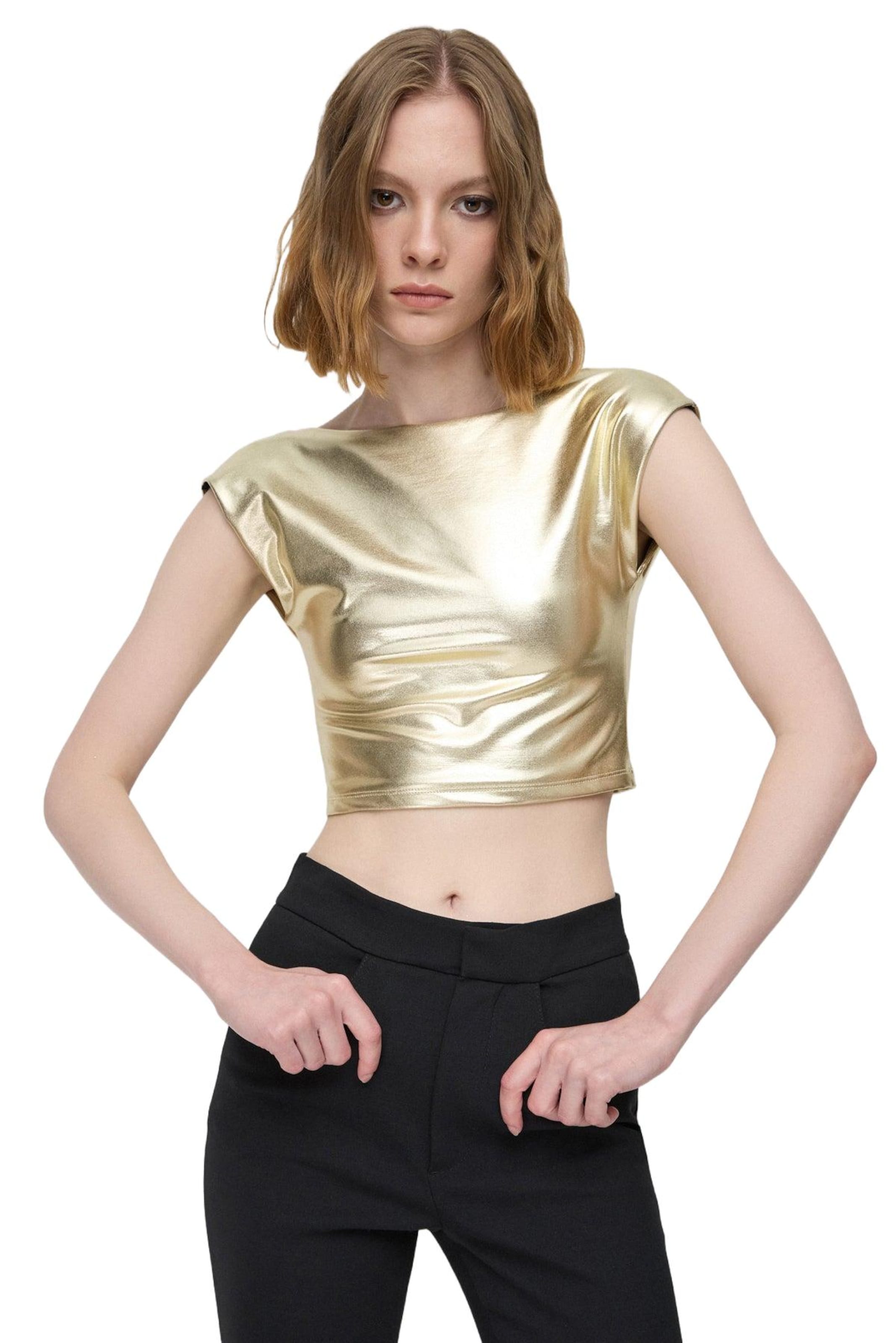 No Matter What T-Shirt in Gold: Vorderseite