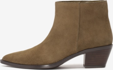 Kazar Booties in Brown: front