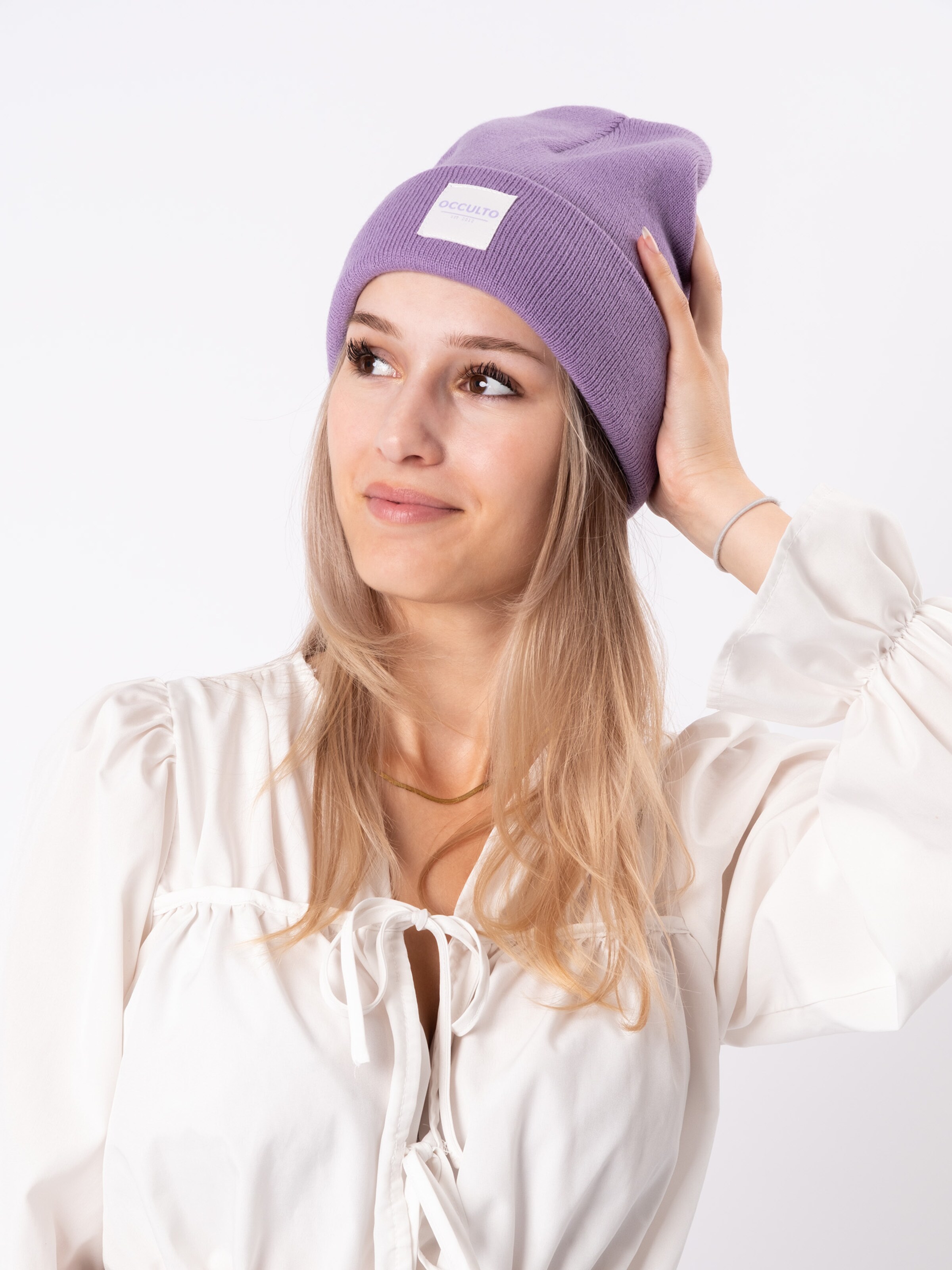 Occulto Beanie 'Eli' in Purple