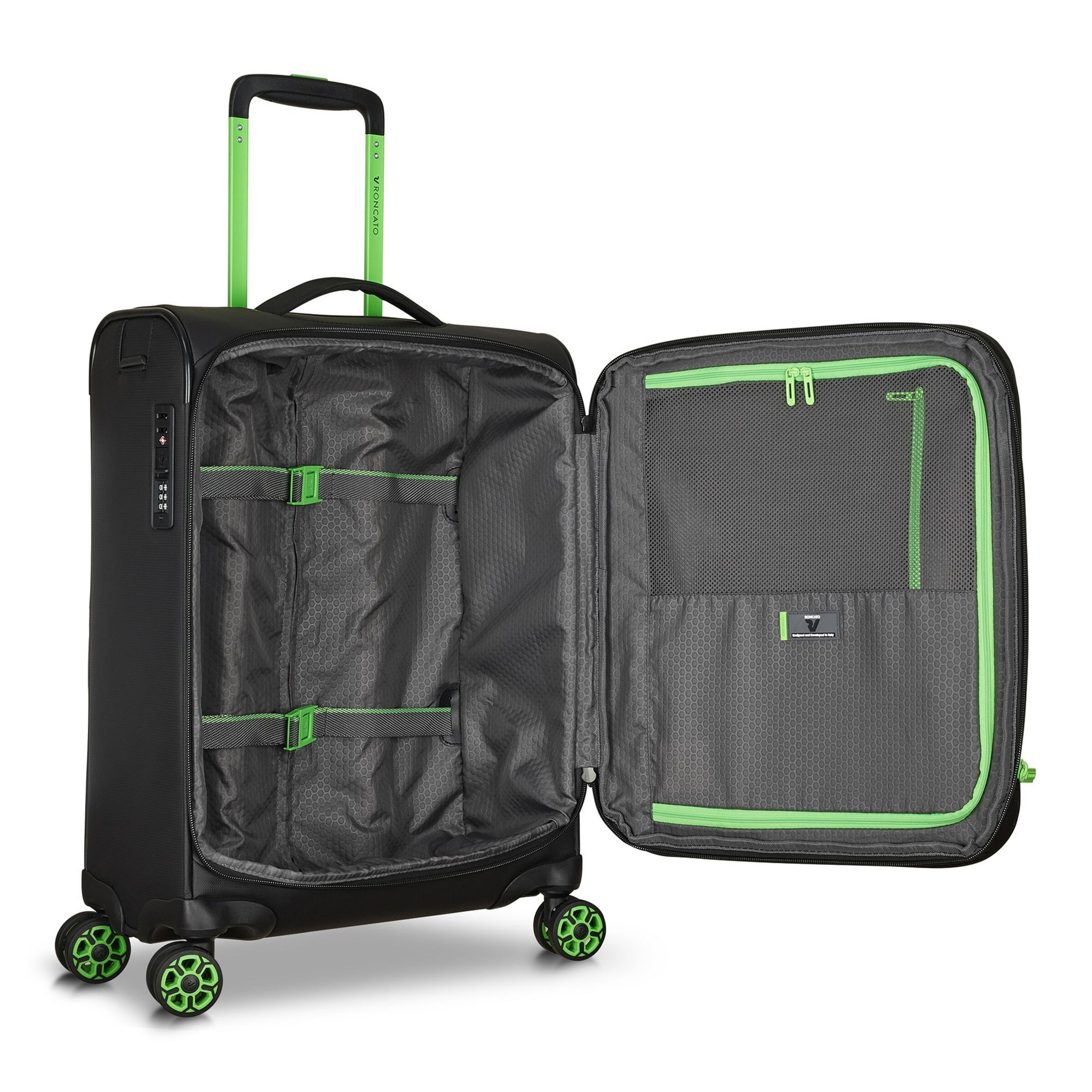 Roncato Trolley 'Norway' in Schwarz