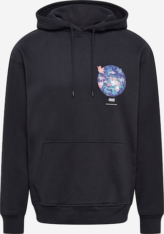 LEVI'S ®Regular Fit Sweater majica 'Relaxed Graphic Hoodie' - crna boja: prednji dio