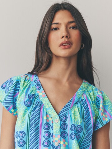 Next Bluse i blå