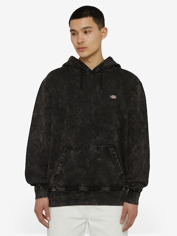 DICKIES Sweatshirt 'NEWINGTON' in Zwart: voorkant