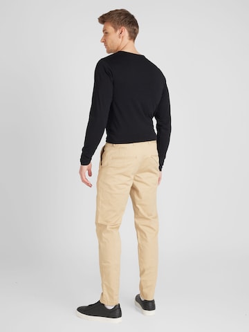 SCOTCH & SODA regular Lærredsbukser 'Essentials' i beige