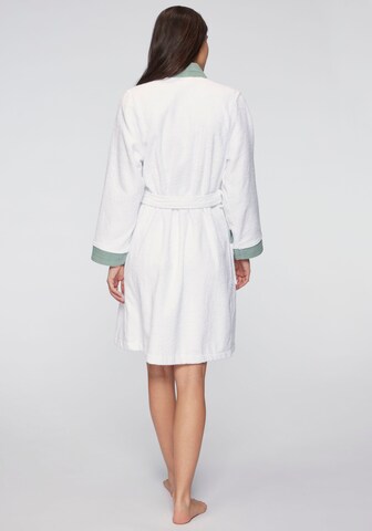 VIVANCE Bathrobe short 'Dreams' in White