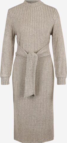 River Island Petite Knitted dress in Beige: front