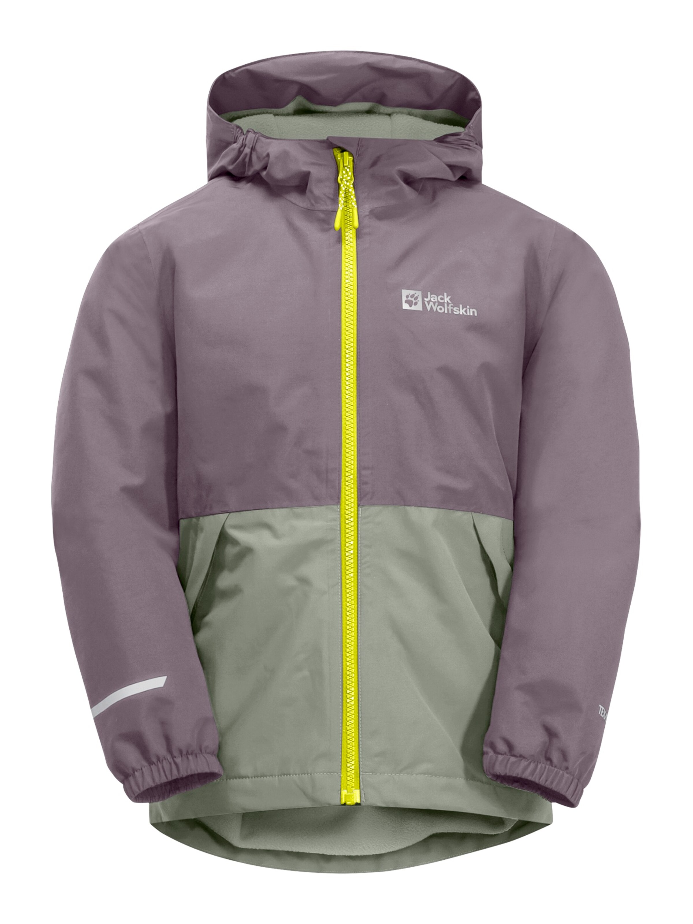 JACK WOLFSKIN Outdoor jacket 'Snowy Days' in Purple: front