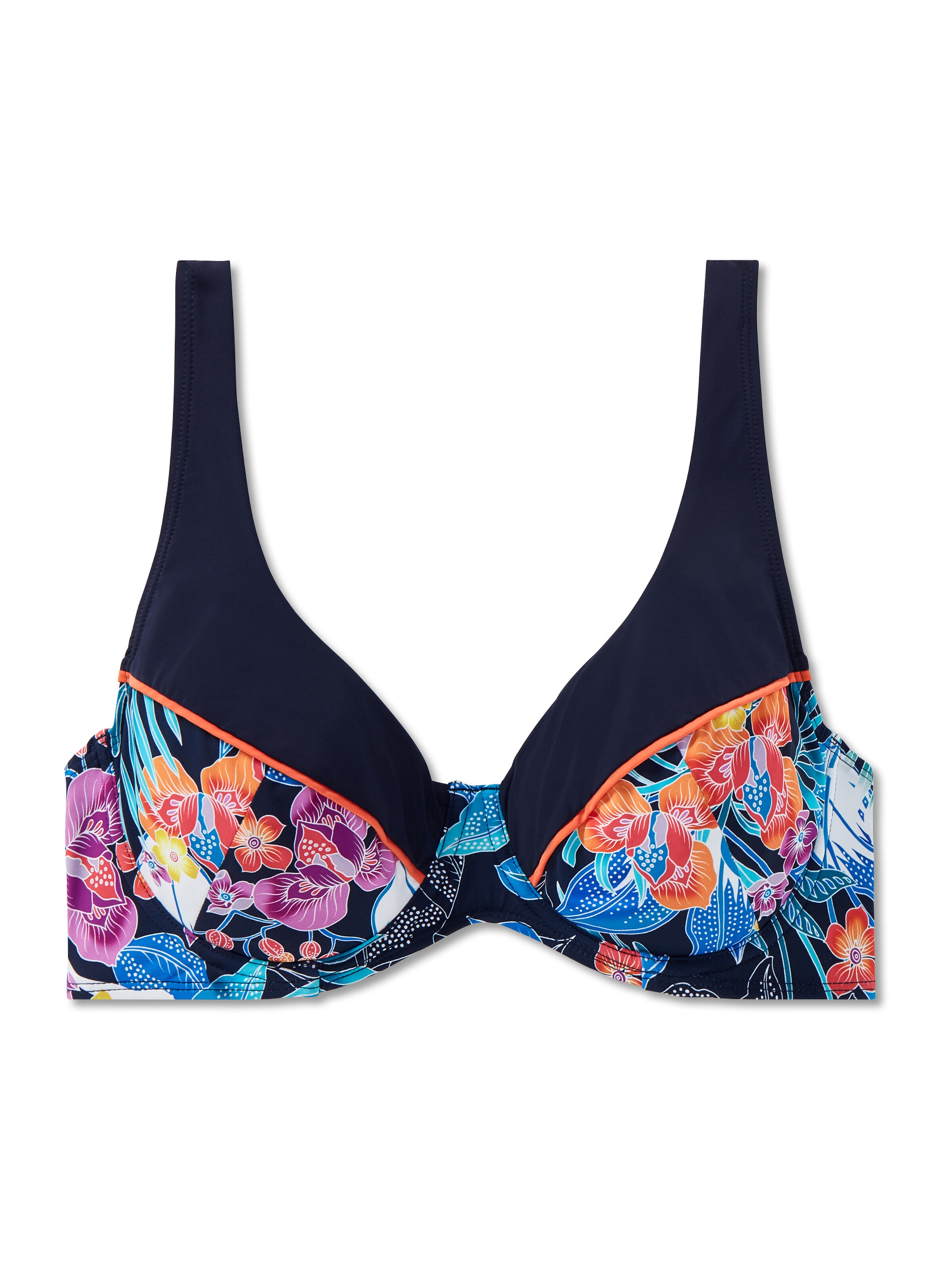SCHIESSER Minimizer Bikinitop 'Aqua Mix & Match' in Mischfarben: Vorderseite