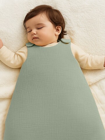 PAPATE Sovepose 'Organic Cotton Winter Sleeping Bag' i grøn