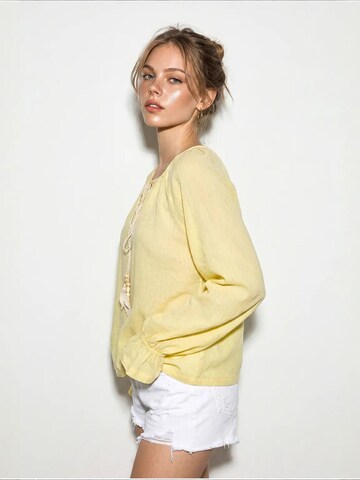 Bianco Lucci Bluse 'Blusen'‌‌‌‌‌ in Gelb