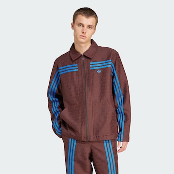 ADIDAS ORIGINALS Between-Season Jacket '70s Club' in Brown: front