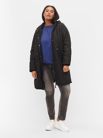 Zizzi Between-season jacket in Black