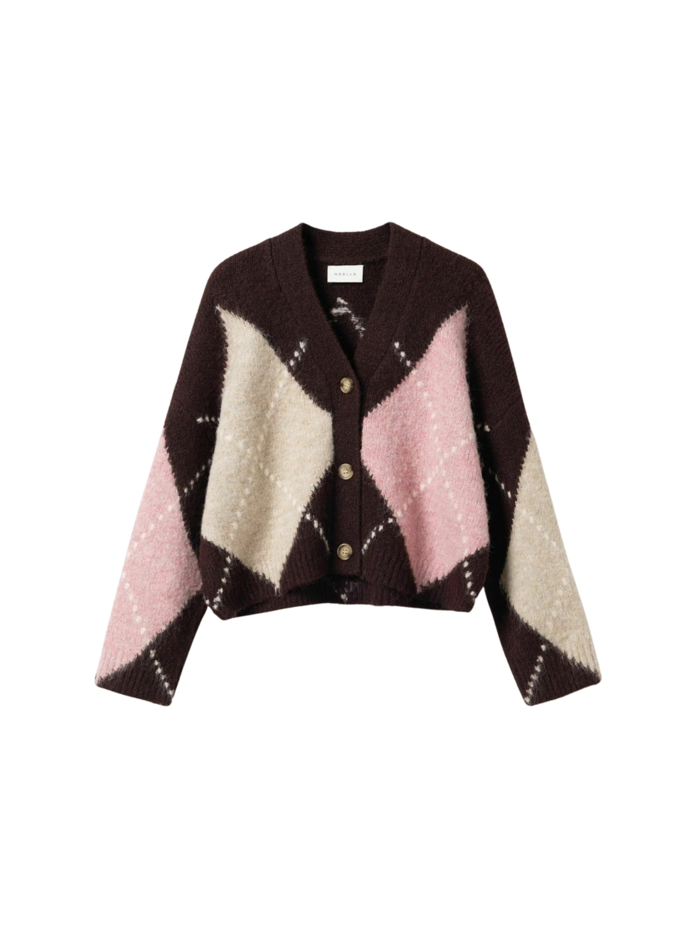 Noella Neuletakki ' N-Laiana Knit Cardigan ' värissä monivärinen: etupuoli