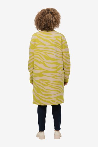 Ulla Popken Knit Cardigan in Yellow