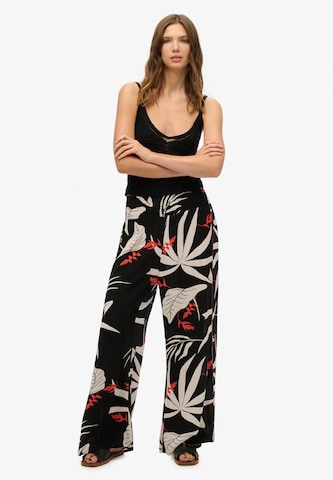 Superdry Wide leg Trousers in Blue