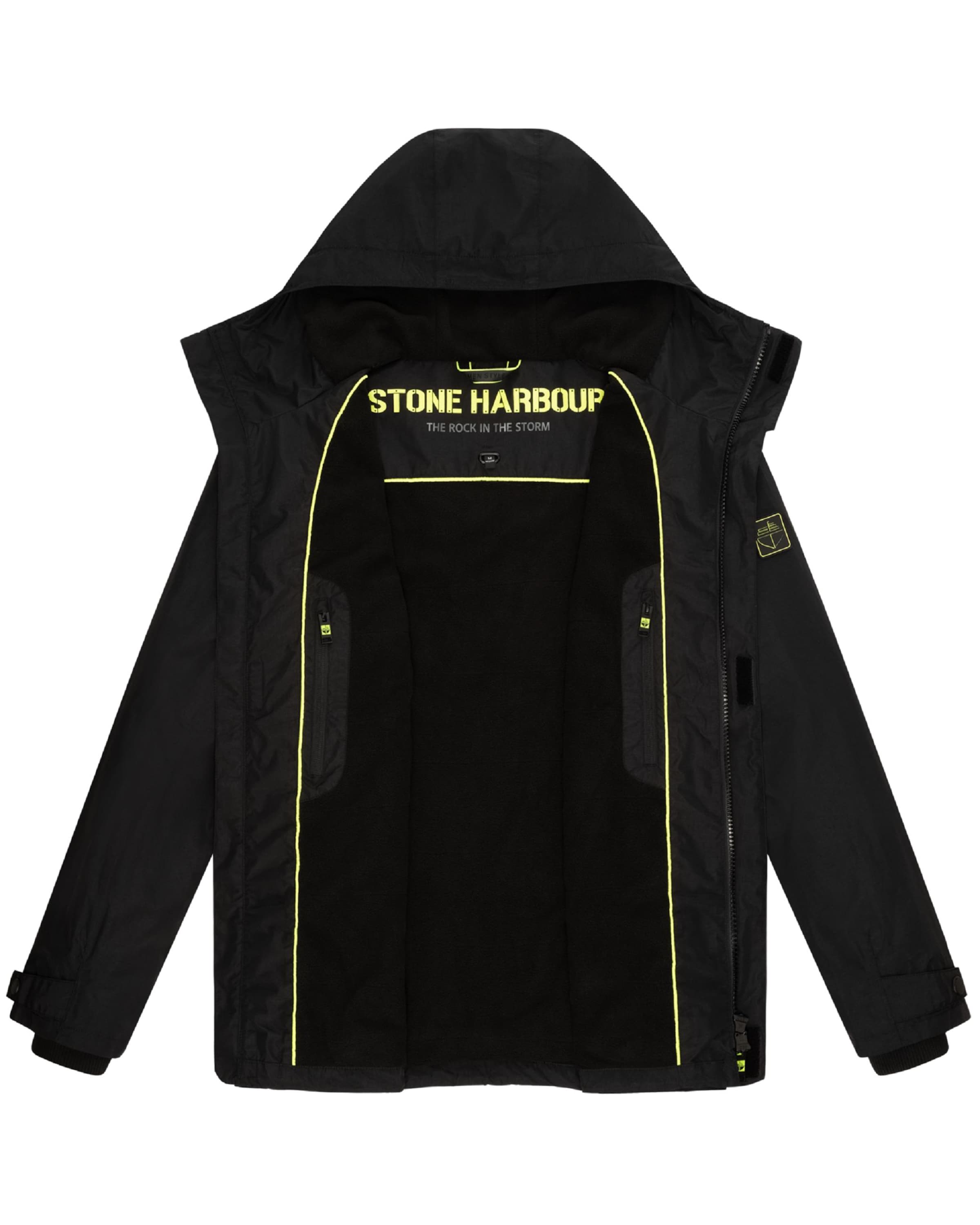 STONE HARBOUR Overgangsjakke i sort