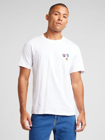 T-Shirt 'Artist' Les Deux en blanc : devant