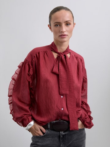 Scalpers Bluzka w kolorze czerwony