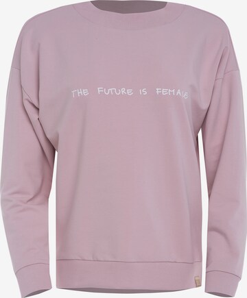 KALITE look Sweatshirt in Pink: front