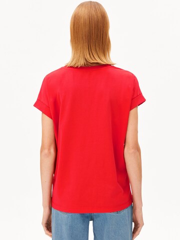 ARMEDANGELS Тениска 'IDAARA' в червено