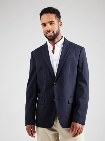 Calvin Klein - Ajuste estrecho Chaqueta tipo saco para negocios en azul: frente