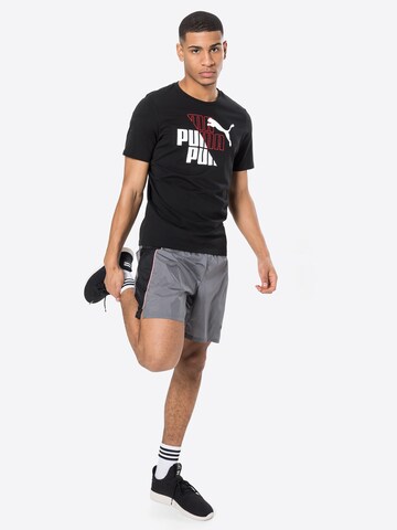 Regular Pantalon de sport PUMA en gris