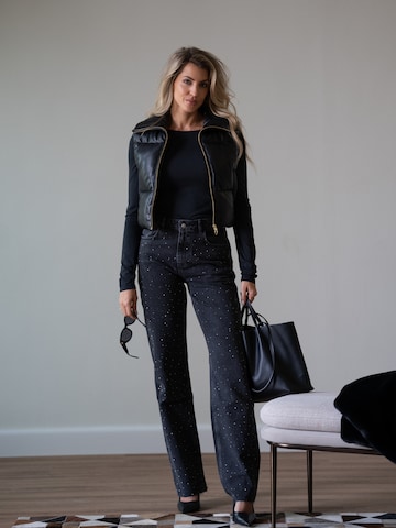 MYLAVIE by Sarah Harrison regular Jeans i grå