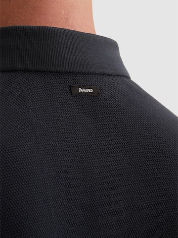 Maglietta 'Polo shirt in pique with texture' di VANGUARD in nero