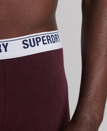 Boxers Superdry en rouge