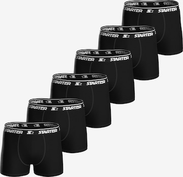 Starter Boxeralsók - fekete: elől