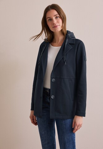 CECIL Between-Seasons Coat in Blue: front