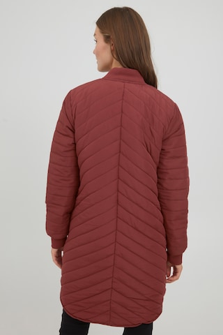 Oxmo Between-Seasons Coat 'MADALYN' in Brown