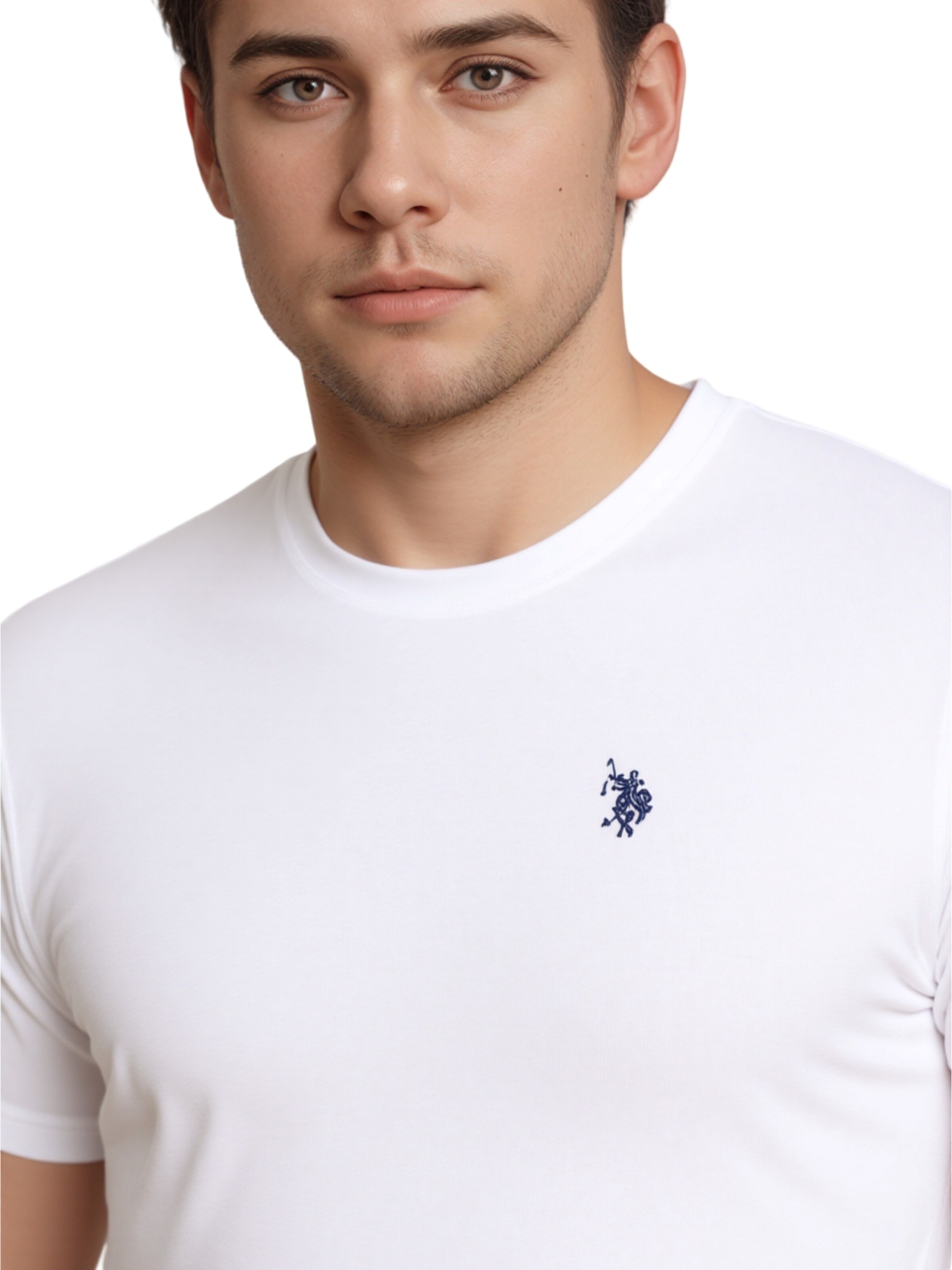 T-Shirt U.S. POLO ASSN. en blanc