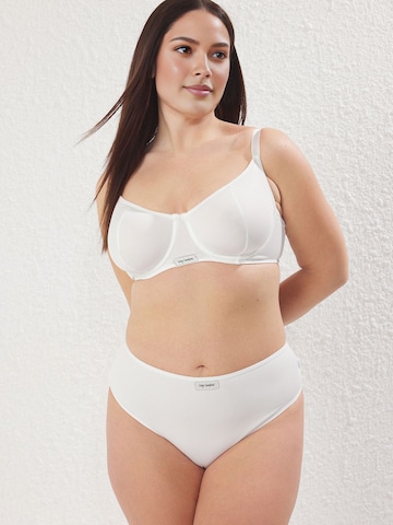 Trendyol Curve - Bustier Conjuntos de ropa interior en blanco