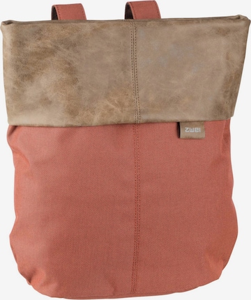 ZWEI Rucksack 'Olli' in Rot: Vorderseite