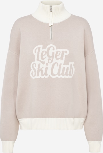 LeGer by Lena Gercke Pulover 'Charis' u bež siva / bijela, Pregled proizvoda