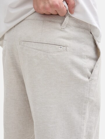 TOM TAILOR DENIM Loosefit Hose in Beige