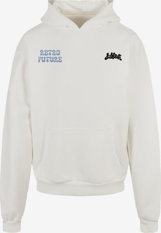 Lost Youth Sweatshirt 'Dreamy Universe' in White: front