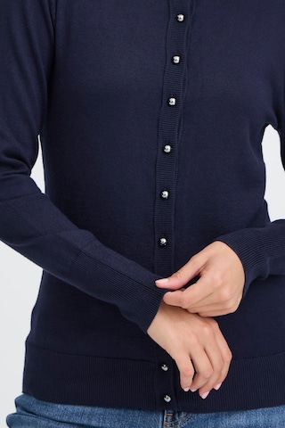 Pulz Gebreid vest ' PZSARA' in Blauw