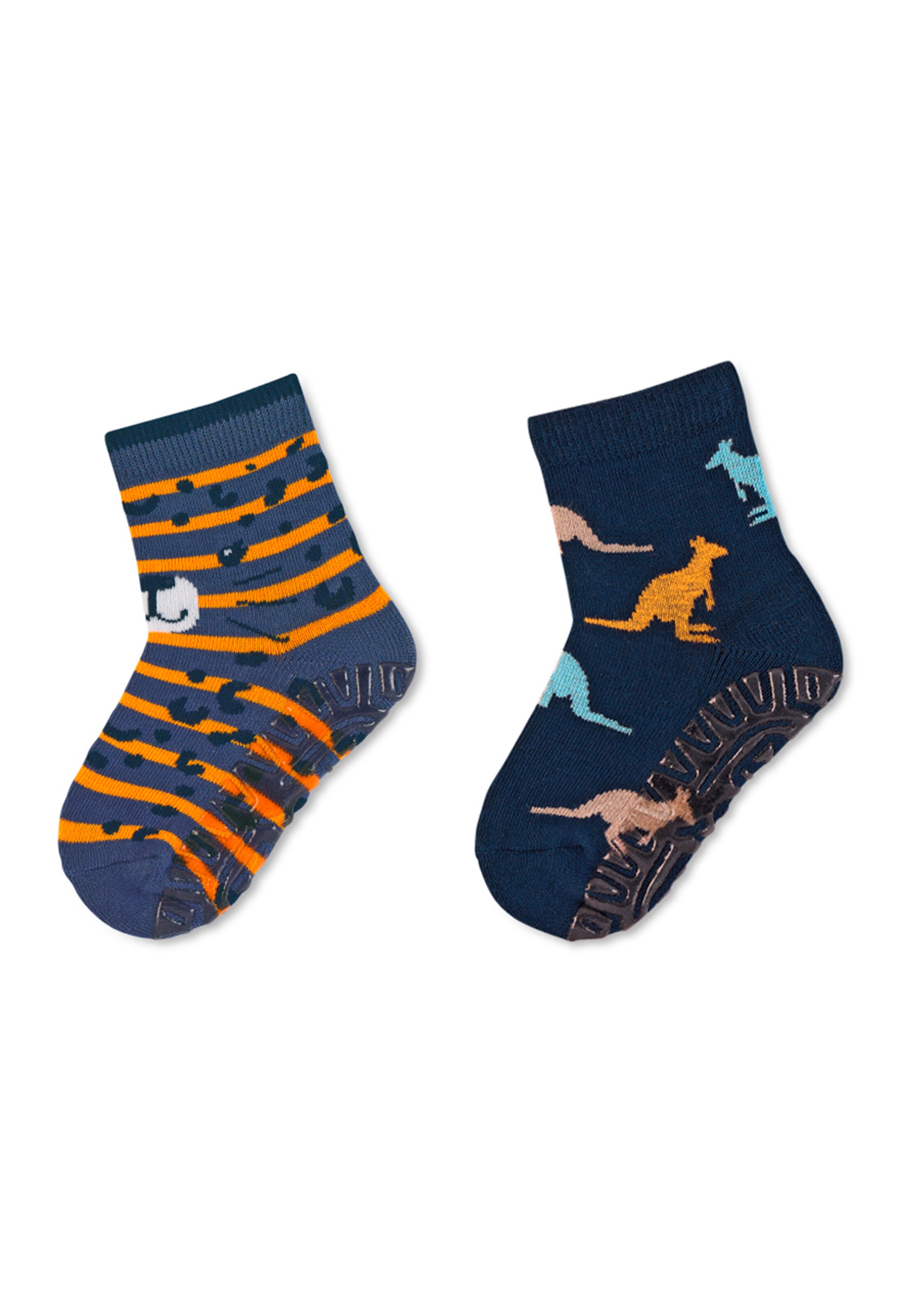 Kinder Kids (Gr. 92-140) STERNTALER Socken 'Leopard und Känguru' in Navy - SO98191 Kinder Kids (Gr. 92-140) STERNTALER Socken 'Leopard und Känguru' in Navy - SO98191