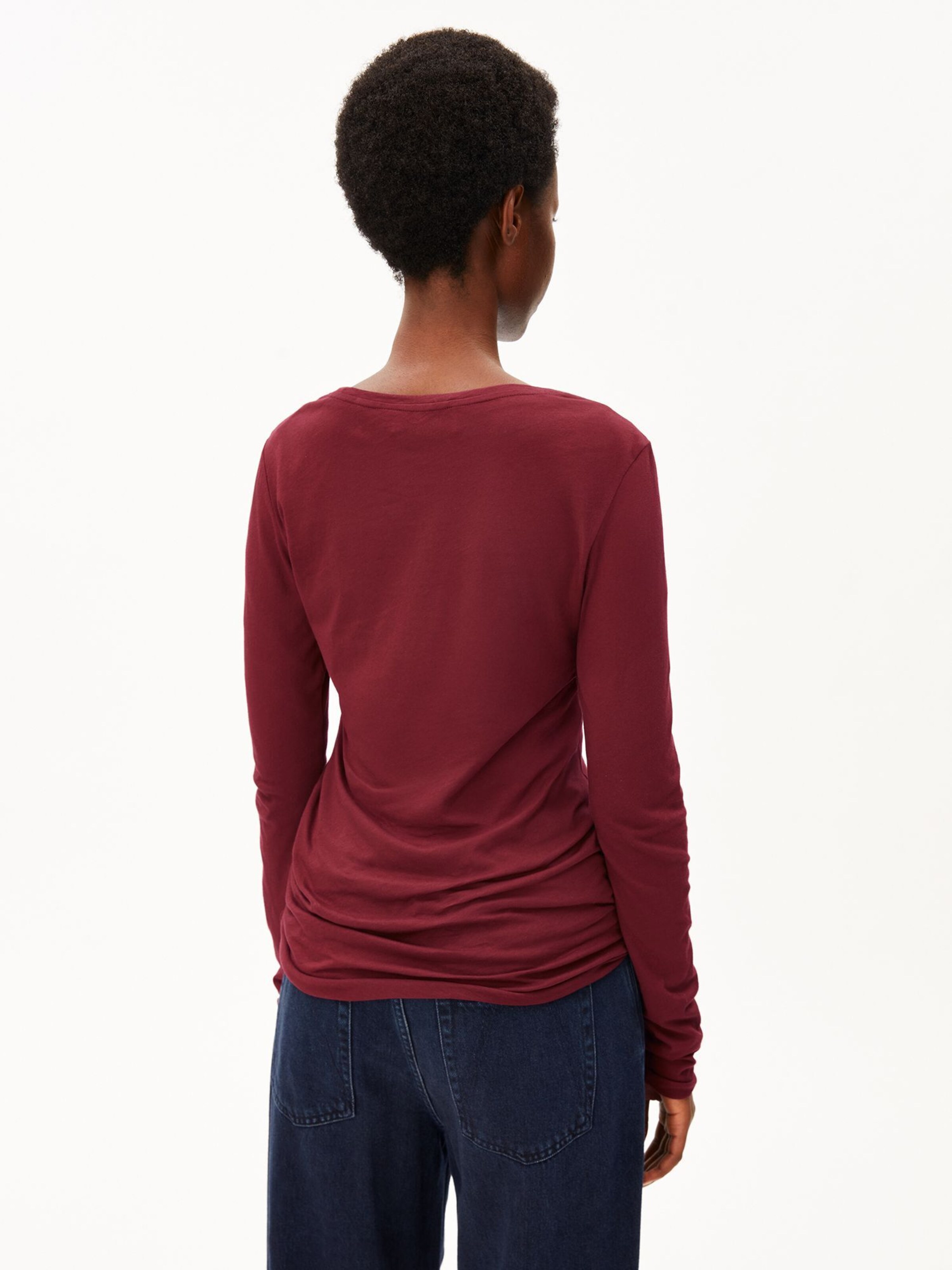 T-shirt ARMEDANGELS en rouge