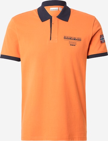 NAPAPIJRI Majica 'EMBERS' | oranžna barva: sprednja stran